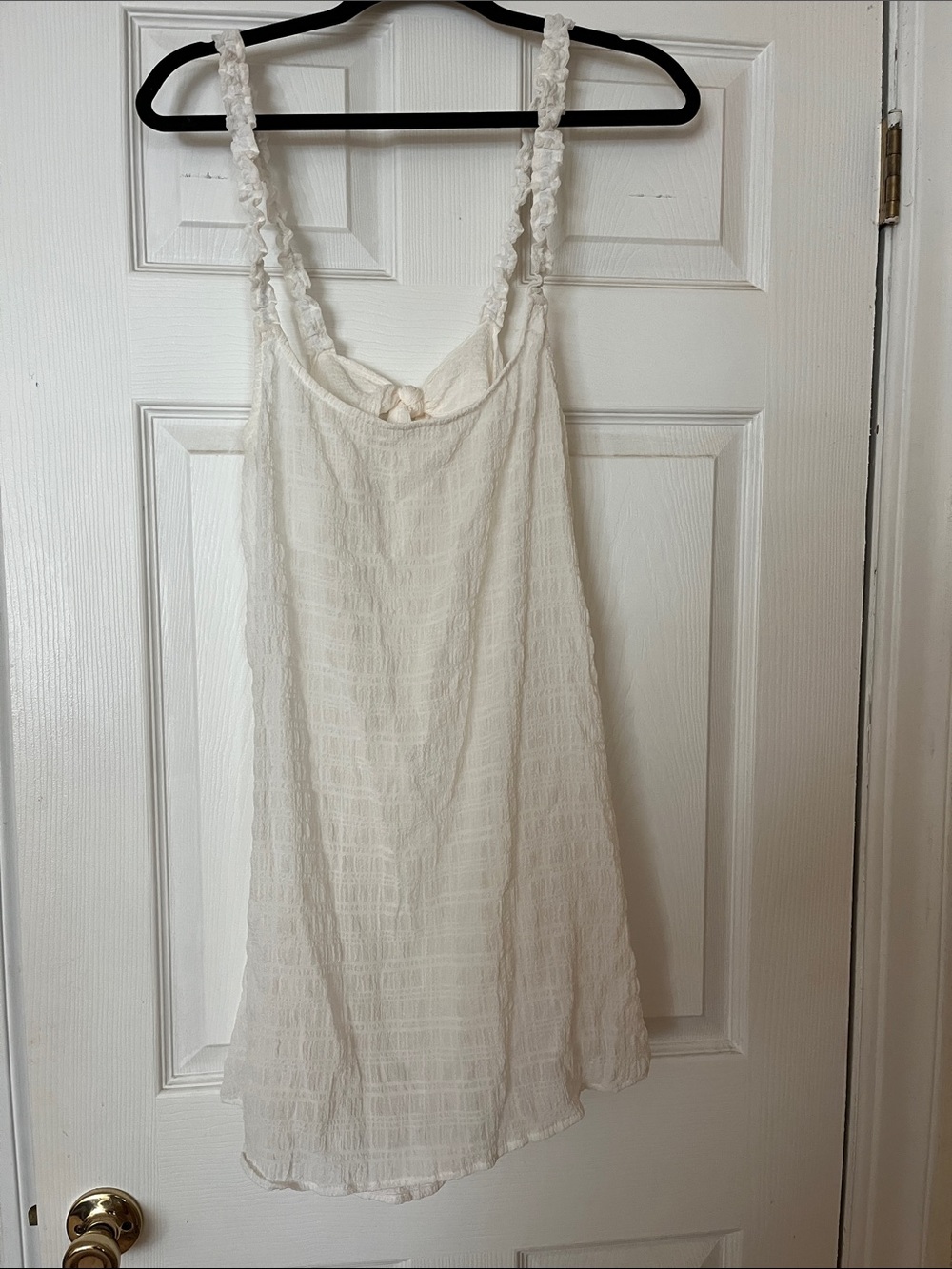 wild fable Cream Lace-Trim swim cover up Chemise